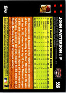 2007 Topps John Patterson