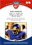2012 Leaf Young Stars Duke Ihenacho