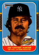1987 Donruss Highlights Jim Hunter
