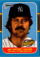 1987 Donruss Highlights Jim Hunter #19