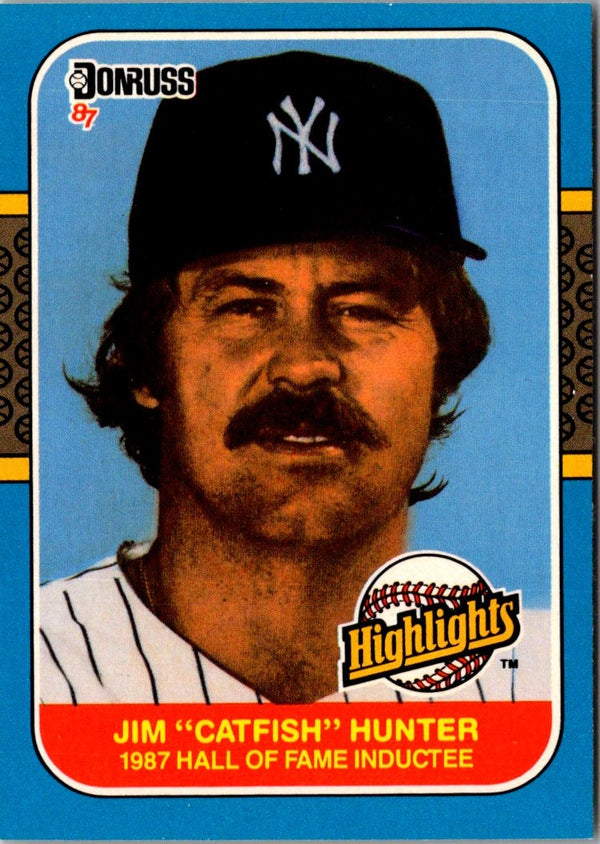 1987 Donruss Highlights Jim Hunter #19