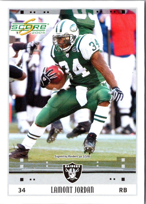 2005 Score LaMont Jordan #198