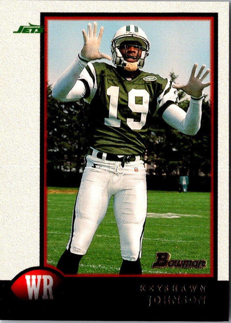 1998 Bowman Keyshawn Johnson