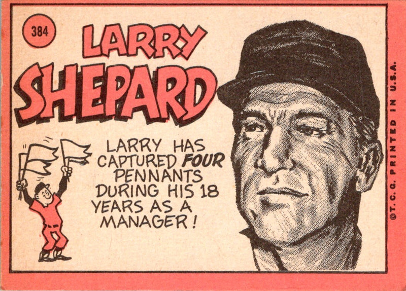 1969 Topps Larry Shepard