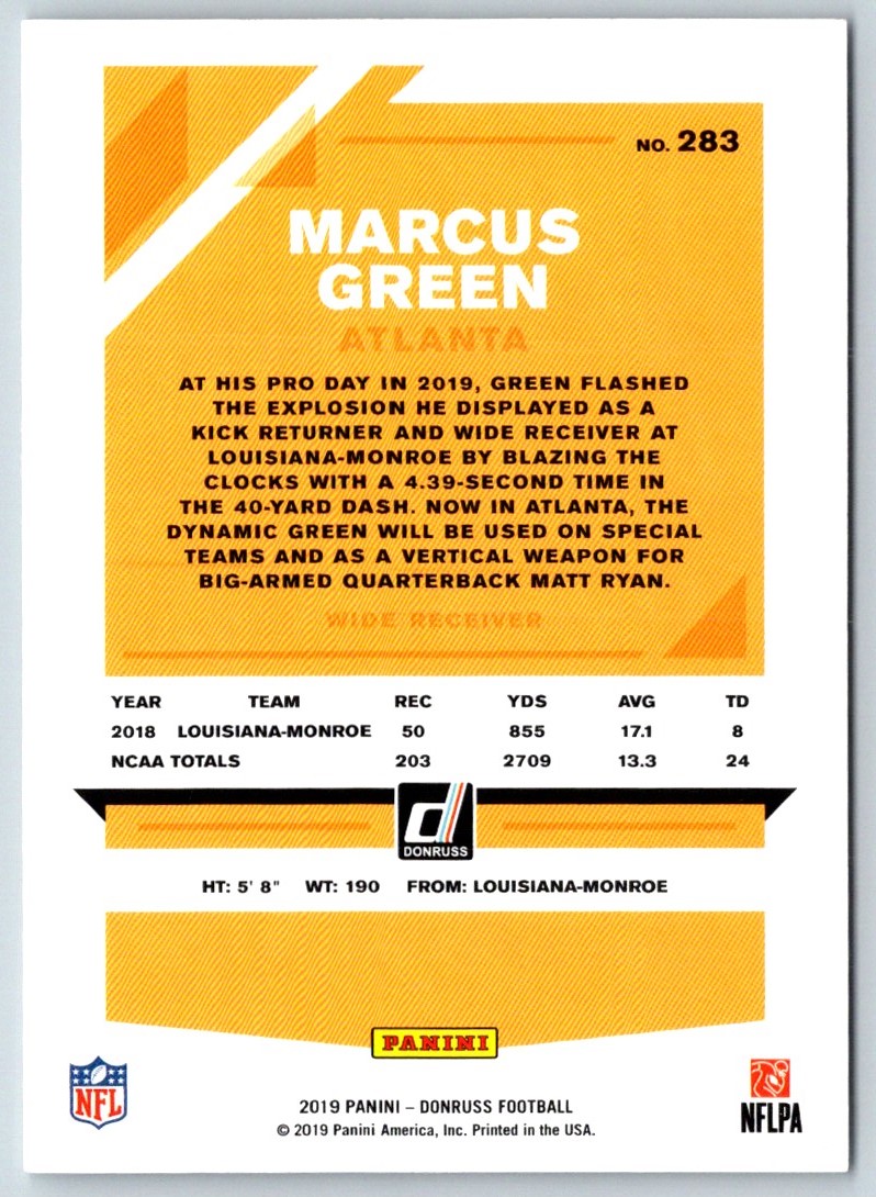 2019 Donruss Marcus Green