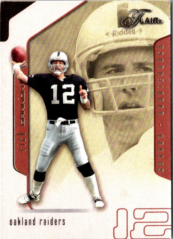 2002 Flair Rich Gannon #7