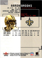 2002 Fleer Box Score Aaron Brooks #46