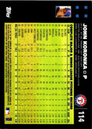 2007 Topps John Koronka