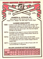 1981 Donruss Joe Strain #73