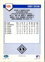 1991 Line Drive AA Terry Taylor #420