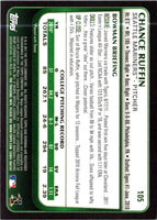 2011 Bowman Draft Picks & Prospects Chance Ruffin #105 Rookie