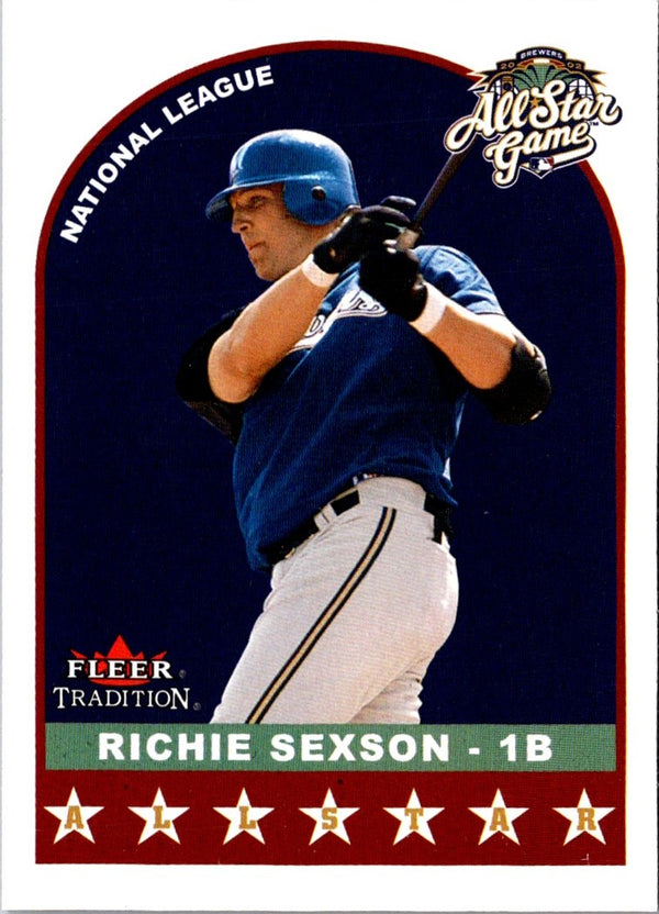 2002 Fleer Tradition Update Richie Sexson #U330