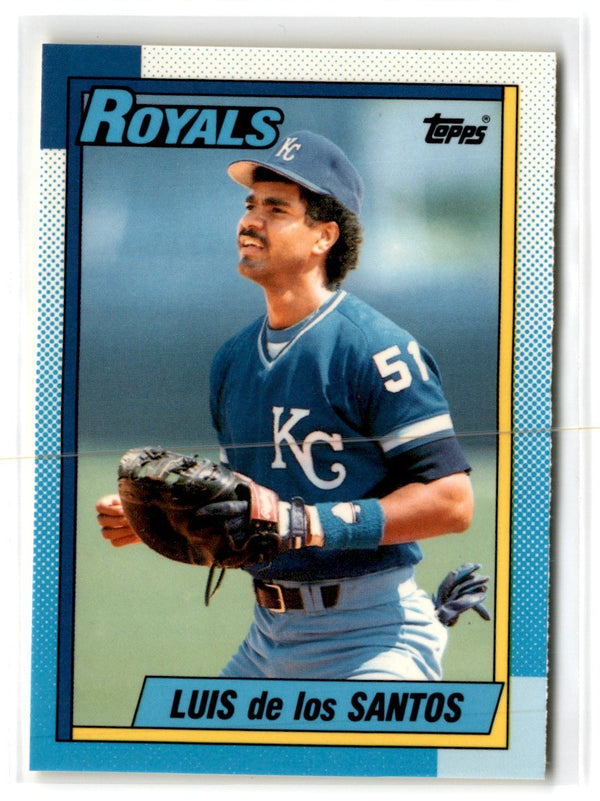 1990 Topps Tiffany Luis De Los Santos #452