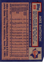 1984 Topps Mike Smithson #89 Rookie