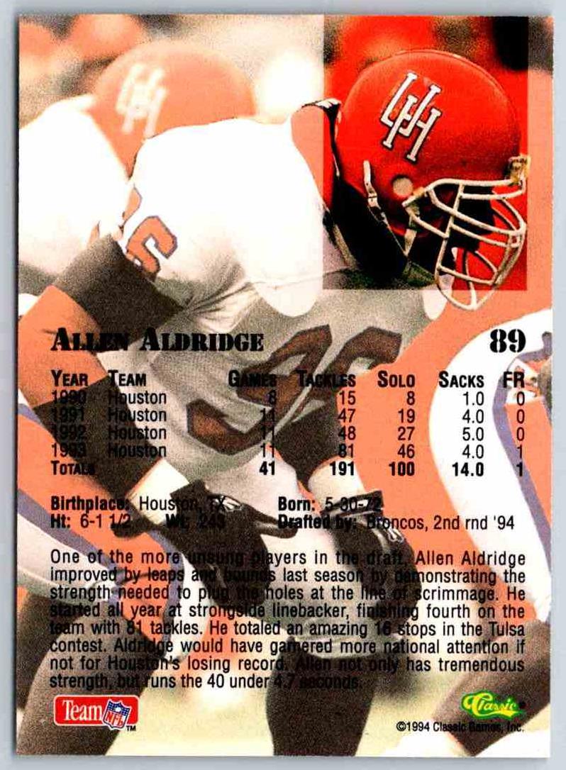 1998 Edge Allen Aldridge