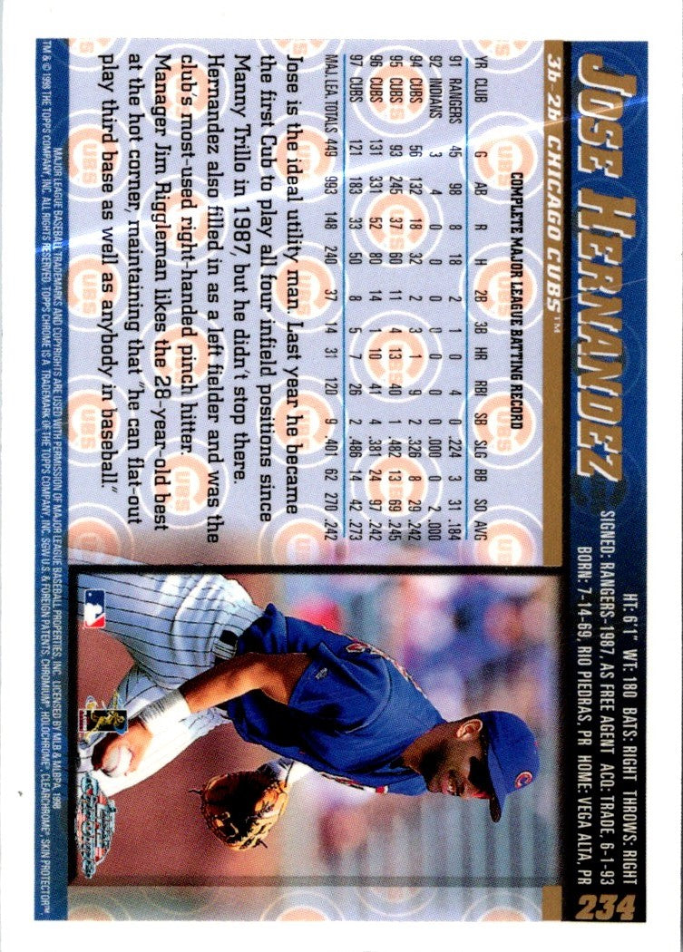 1998 Topps Jose Hernandez