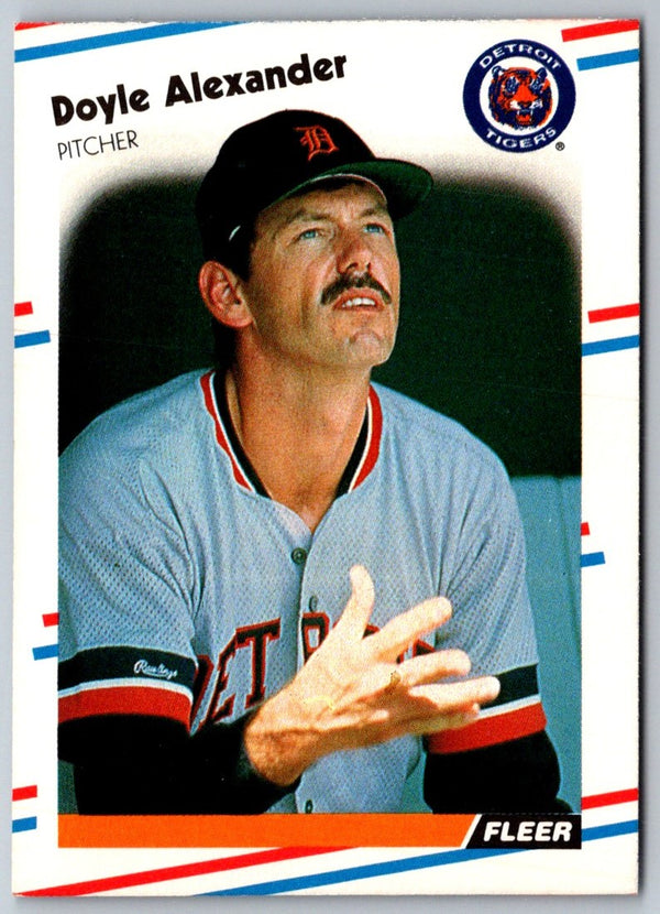 1988 Fleer Doyle Alexander #51