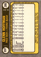 1981 Fleer Glenn Hoffman #237 Rookie