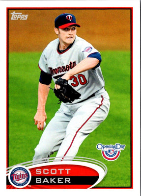 2012 Topps Opening Day Scott Baker #131