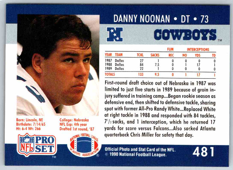 1990 Proset Danny Noonan