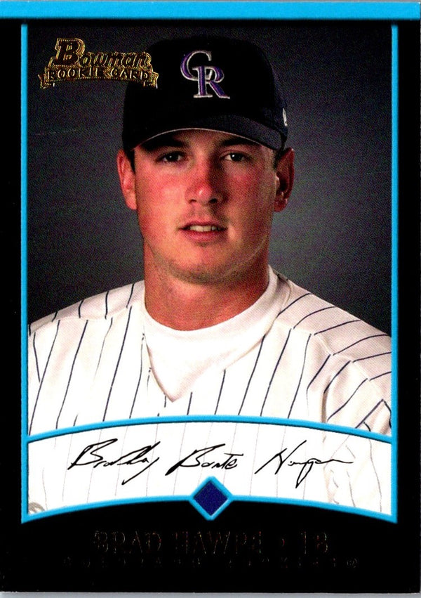 2001 Bowman Draft Picks & Prospects Brad Hawpe #BDP10 Rookie