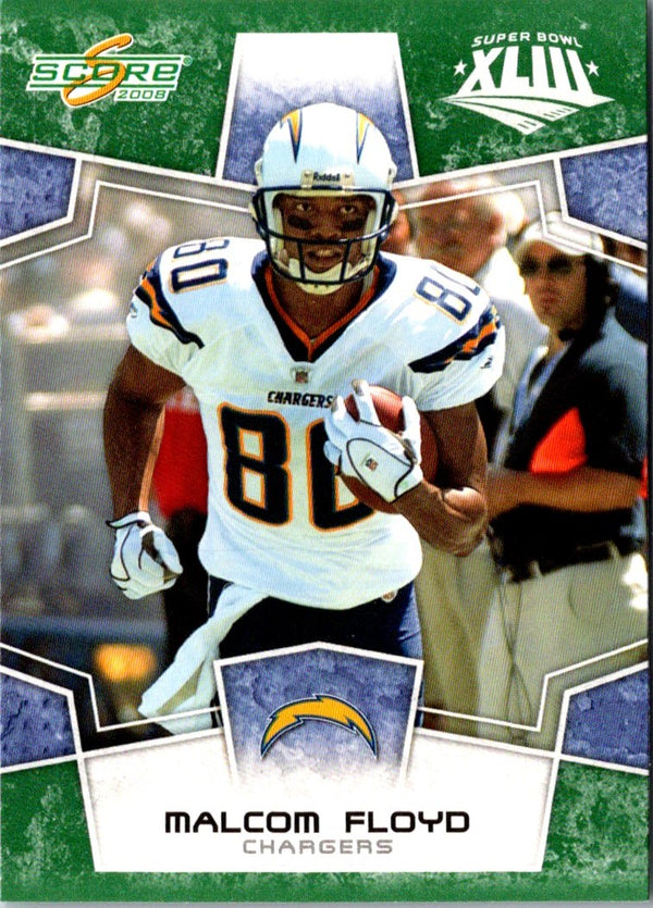 2008 Score Super Bowl XLIII Malcom Floyd #266