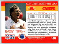 1990 Pro Set Marty Schottenheimer #148