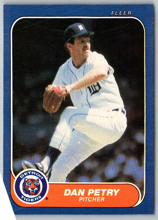 1986 Fleer Dan Petry #235