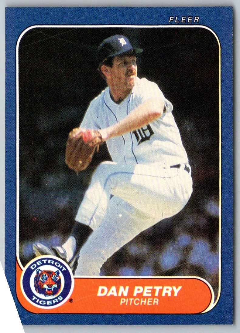 1986 Fleer Dan Petry