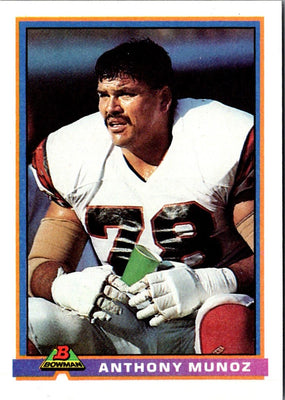 1991 Bowman Anthony Munoz #79