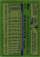 1982 Topps Bob Knepper #672