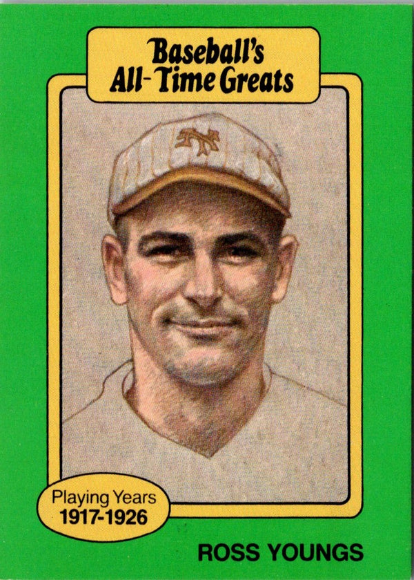 1987 Hygrade All-Time Greats Ross Youngs #NNO