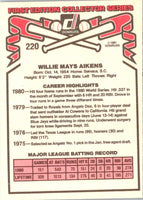 1981 Donruss Willie Aikens #220