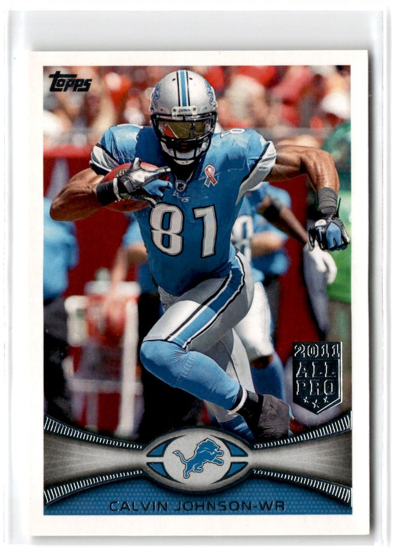 2012 Topps Chrome Pink Refractors Calvin Johnson
