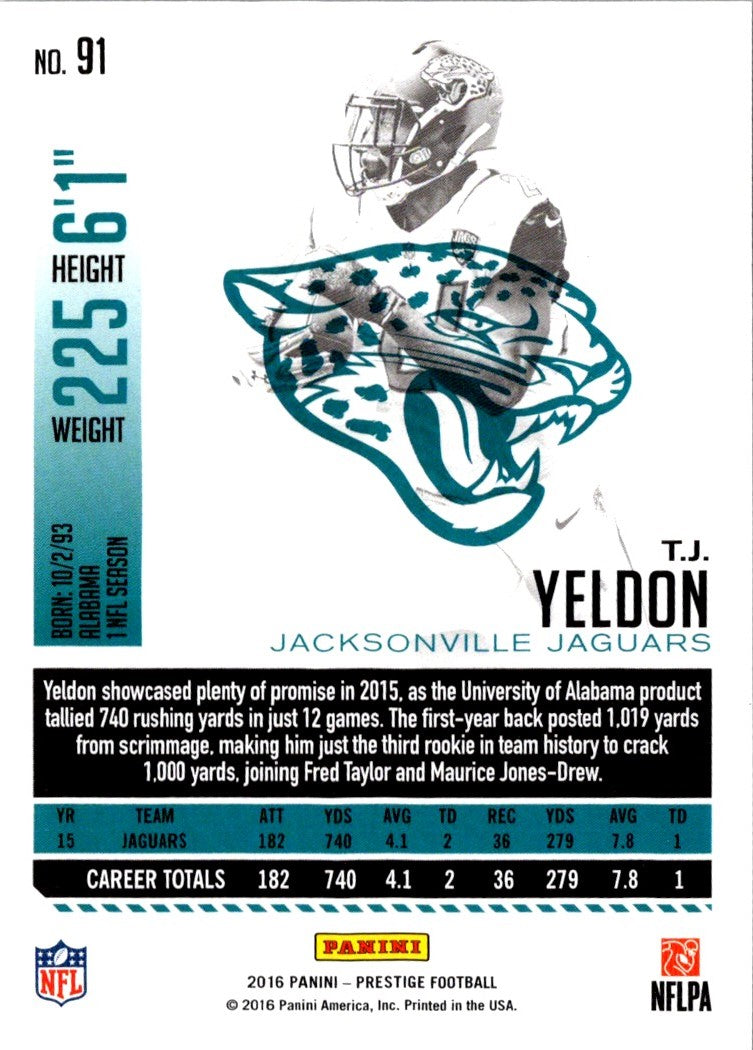 2016 Panini Gala T.J. Yeldon