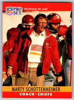 1990 Pro Set Marty Schottenheimer #148