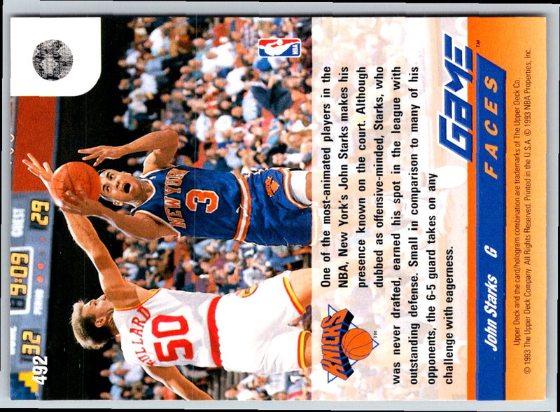 1992 Upper Deck John Starks