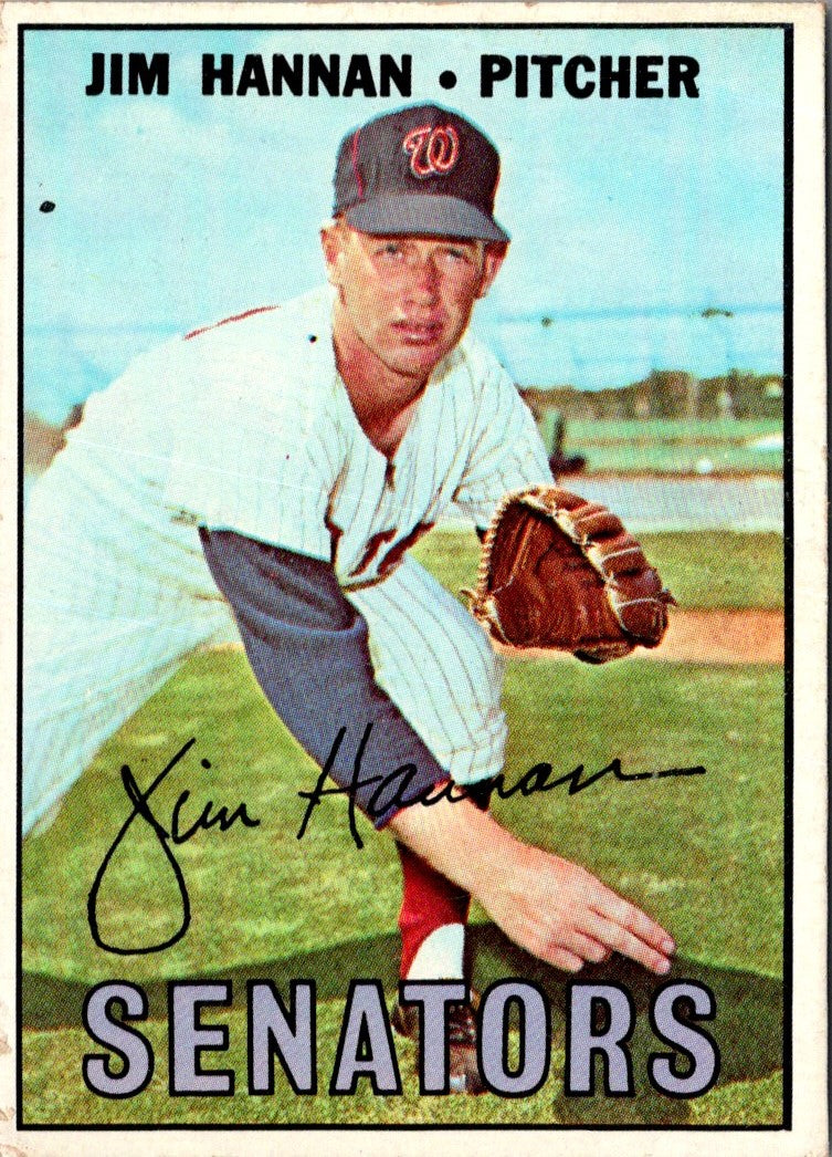 1967 Topps Jim Hannan