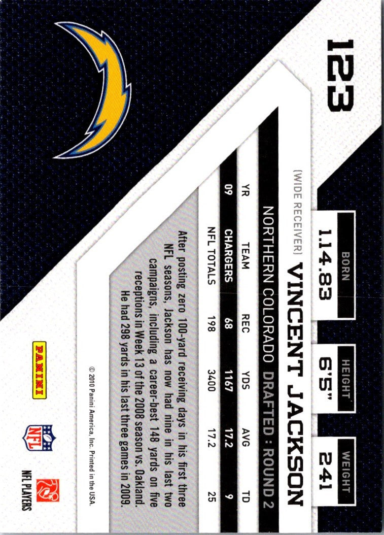 2010 Panini Vincent Jackson