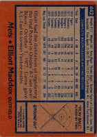 1978 Topps Elliott Maddox #442