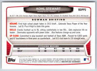 2014 Bowman Kohl Stewart #BDPP2