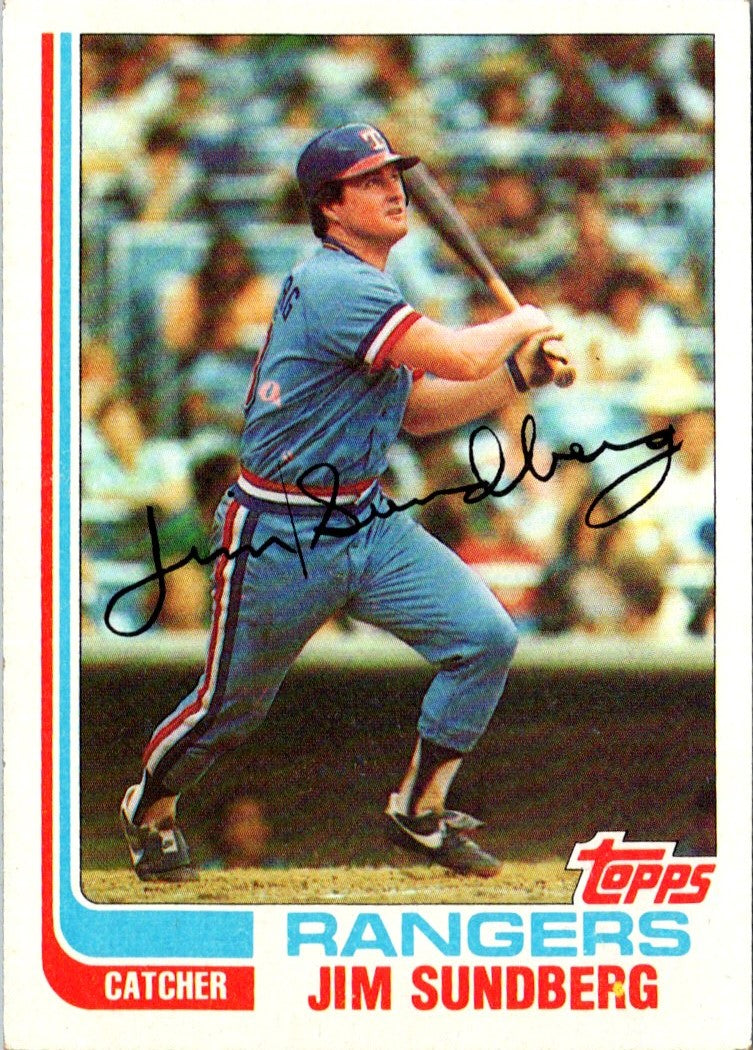 1982 Topps Jim Sundberg