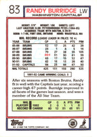 1992 Topps Randy Burridge #83