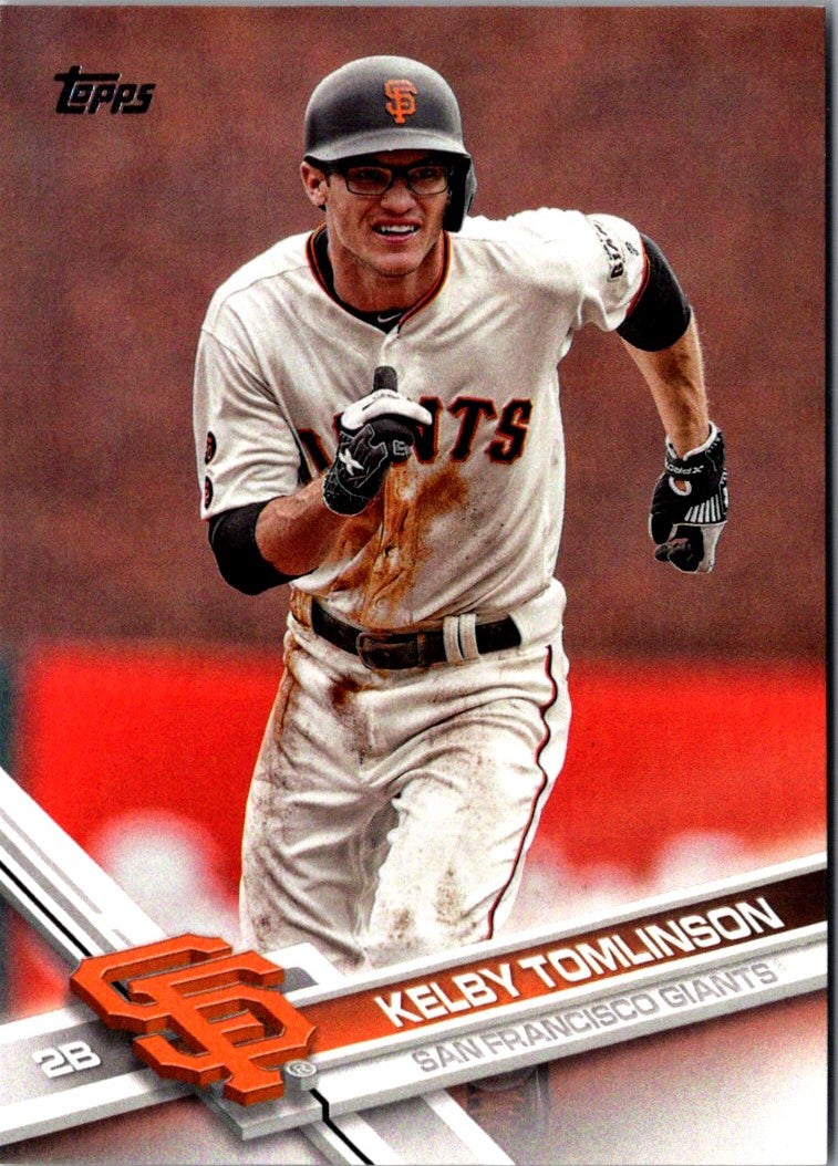 2017 Topps San Francisco Giants Kelby Tomlinson