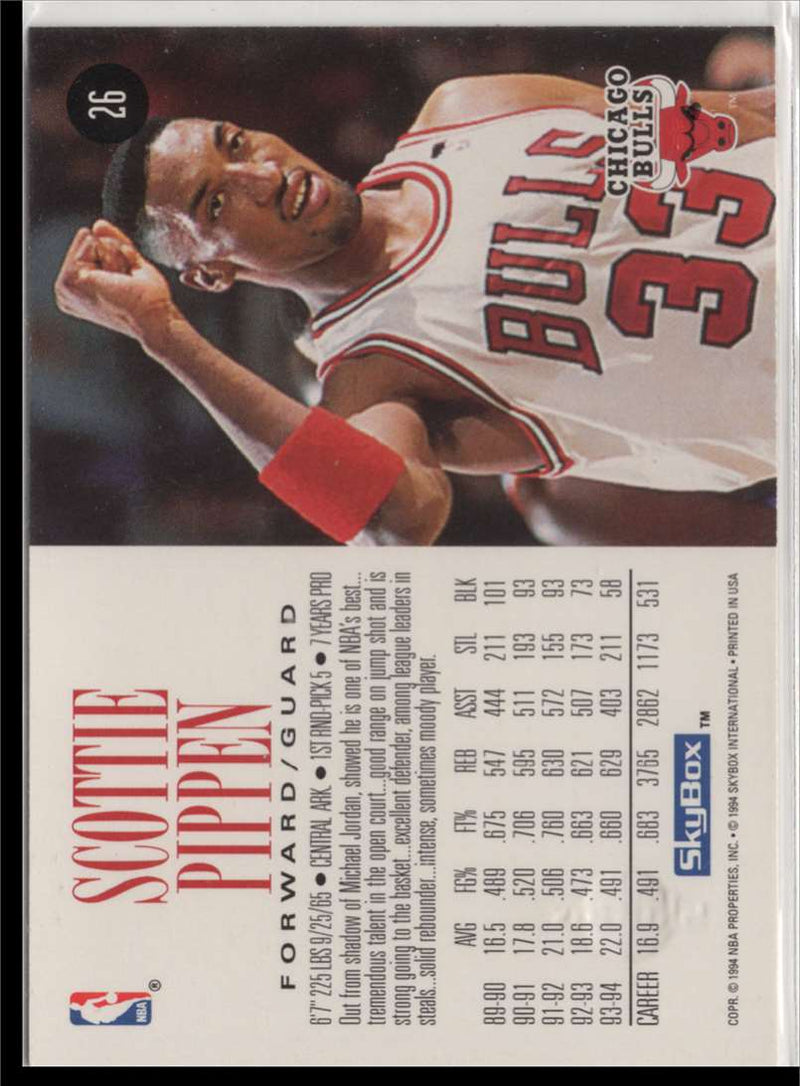 1994 SkyBox E-Motion Scottie Pippen