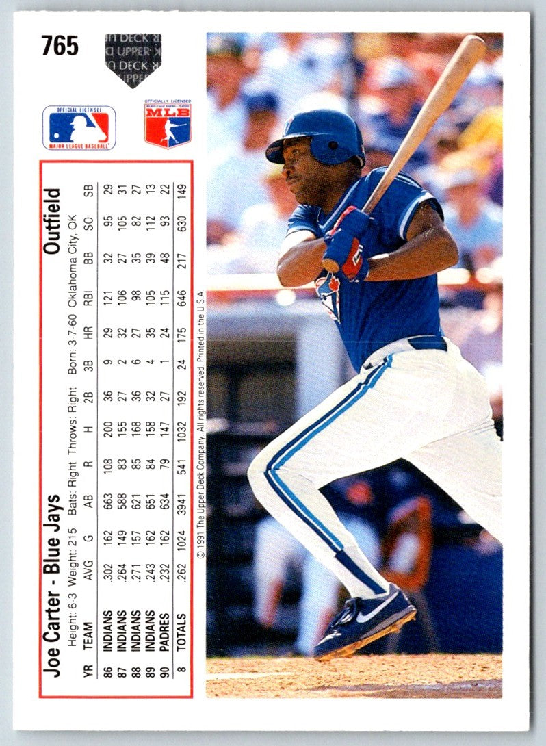 1991 Upper Deck Joe Carter