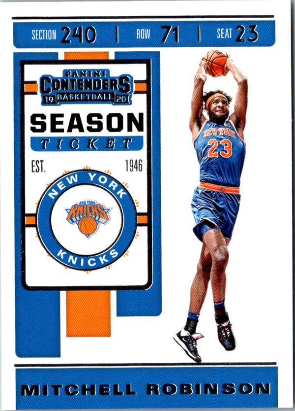 2019 Panini Contenders Mitchell Robinson #81