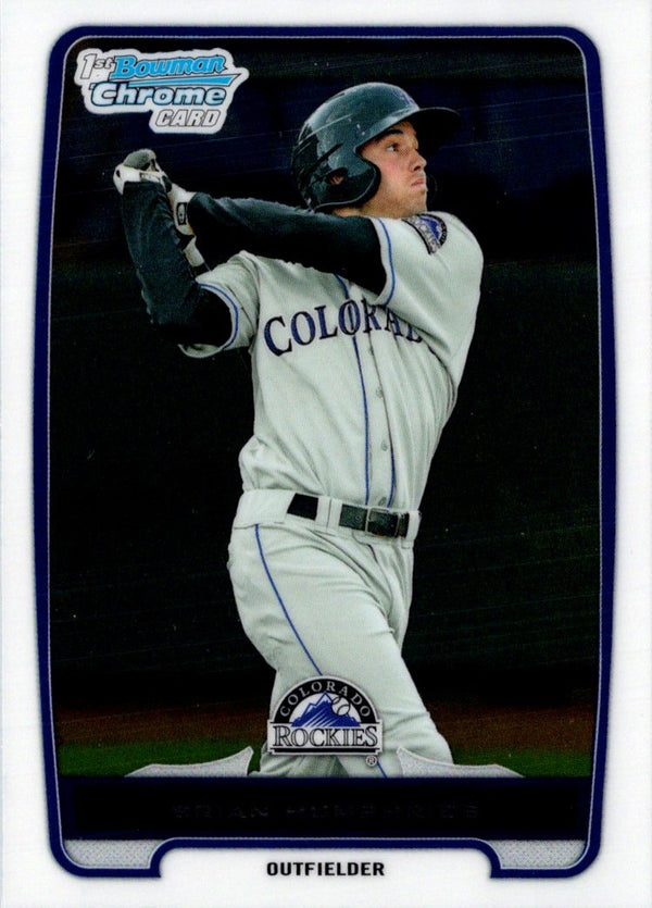 2012 Bowman Chrome Prospects Brian Humphries #BCP180