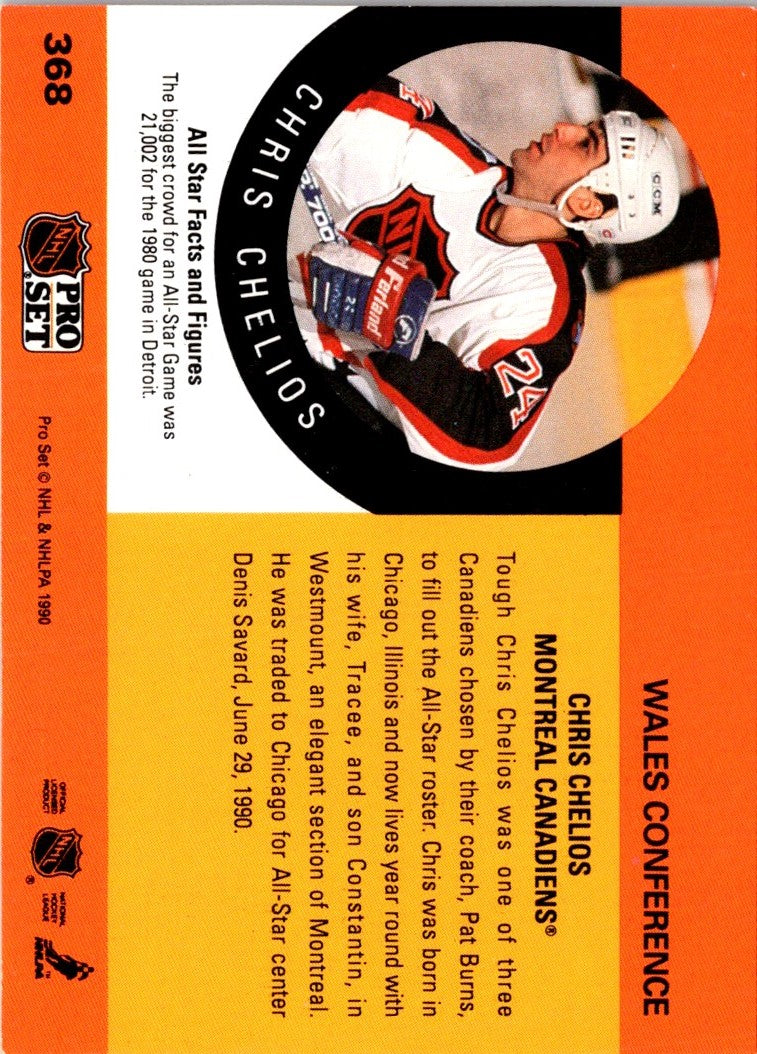1990 Pro Set Chris Chelios