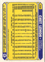 1987 O-Pee-Chee Chet Lemon #206